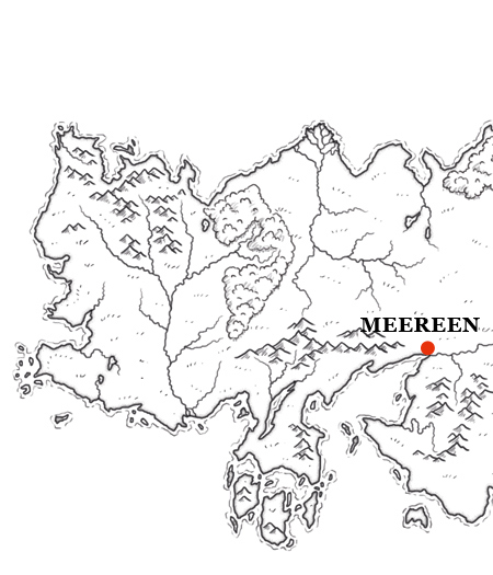 Map of Westeros highlighting King's Landing