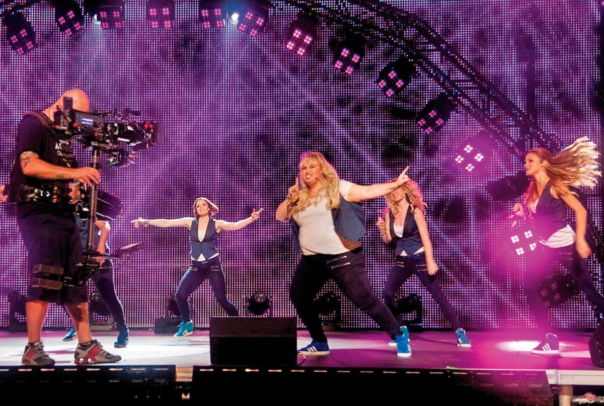Behind the scenes on the Pitch Perfect 2 set
